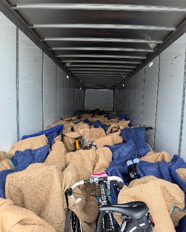 Thousands of bikes loaded today for the @bike_ms 150 tomorrow! Good luck to C.R.E.C. riders: John and Peter for the journey!